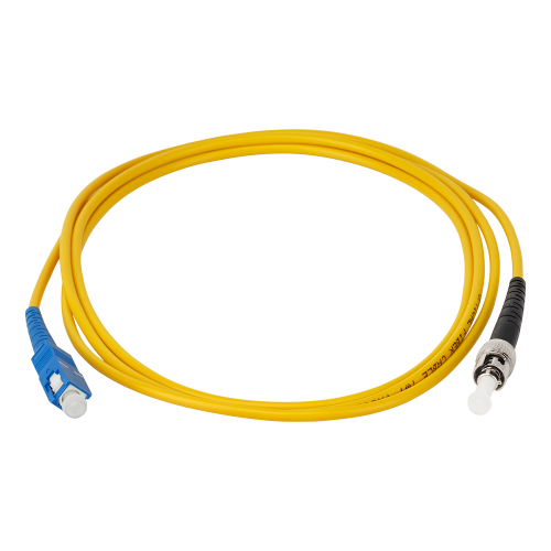 TWT optical patch cord, PVC, ST/UPC-SC/UPC, SM 